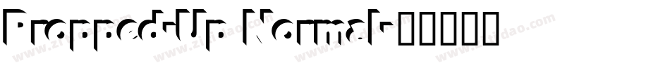 Propped-Up Normal字体转换